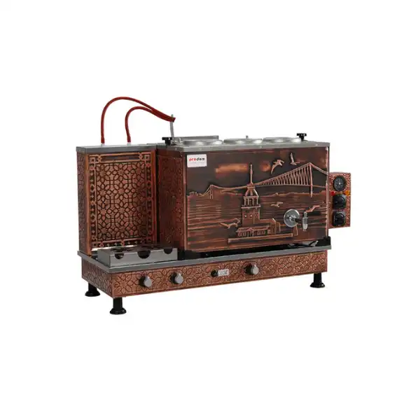 3LÜ ANTİK AKILLI FULL OTOMOTİK ÇAY KAZANI-DAA SERİSİ