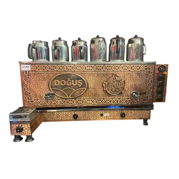 6LI ANTİK TURBO FULL OTOMOTİK ÇAY KAZANI-DAT SERİSİ