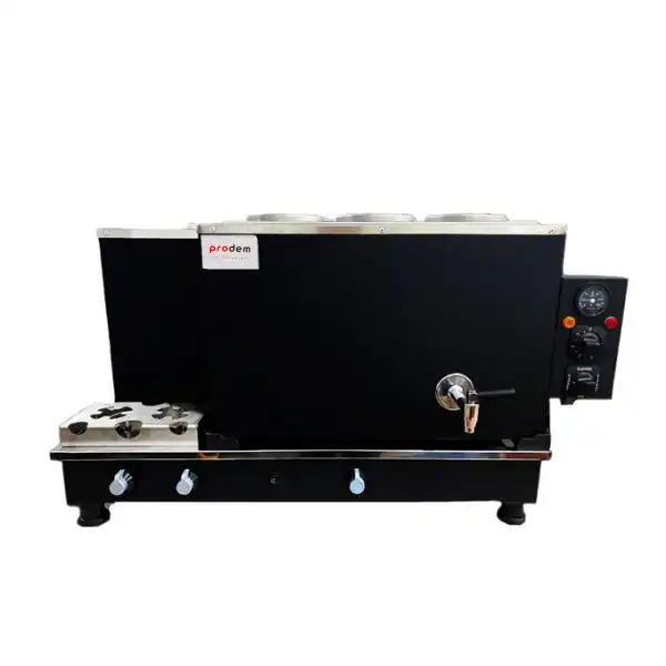 3 DEMLİKLİ TURBO FULL OTOMATİK ÇAY KAZANI DCT SERİSİ