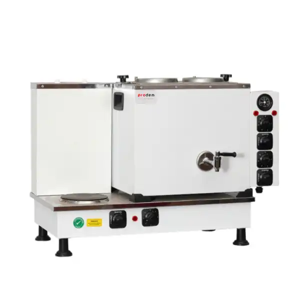 2 DEMLİKLİ ELEKTRİKLİ ÇAY KAZANI BEYAZ