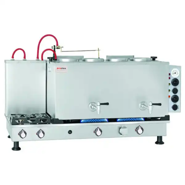 4LÜ İNOKS TURBO FULL OTOMATİK ÇAY KAZANLARI-DİT SERİSİ